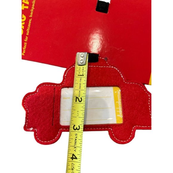 Kids Yellow Taxi Cab Luggage Tag Mudpuppy Bag Tag Backpack Name Tag Lunchbox NEW - Picture 6 of 6